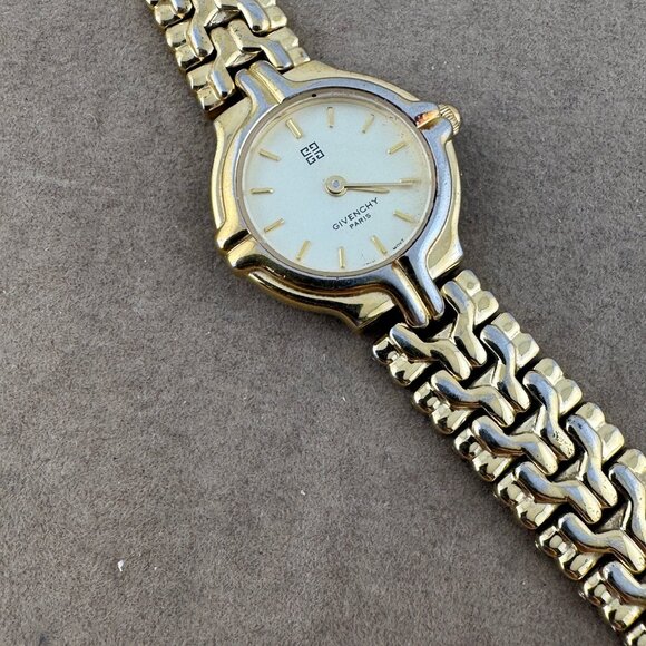 Vintage Givenchy Paris Designed Gold Watch - Picture 2 of 7